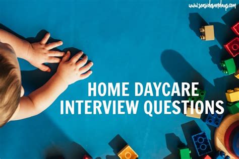 45 Questions To Ask A Home Daycare Provider Free Printable