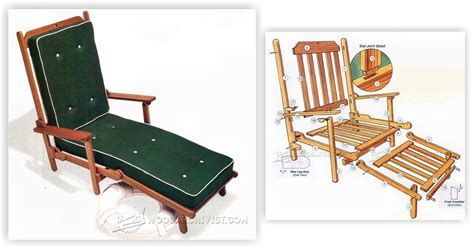 Deck Chair Plans • Woodarchivist