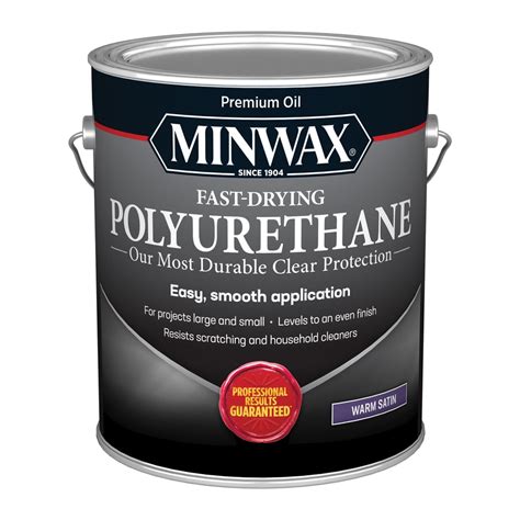 Minwax Fast Drying Polyurethane Satin Oil Based Polyurethane Actual