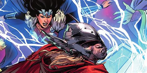 Wonder Woman Just Beat Thor With His Own Hammer