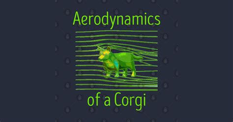 The Aerodynamics Of A Corgi Corgi Aerodynamics T Shirt Teepublic