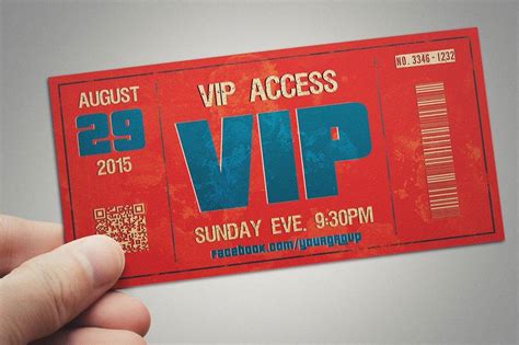 Vip Event Ticket 15 Examples Format Sample Examples