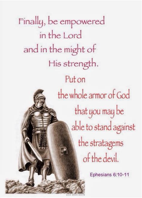 Be Empowered In The Lord And Put On The Whole Armor Of God So That You