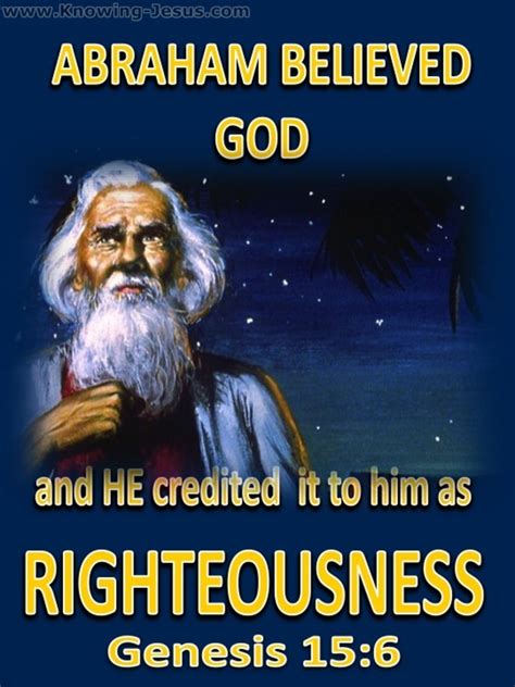 Genesis 156 Abraham Believed God Yellow