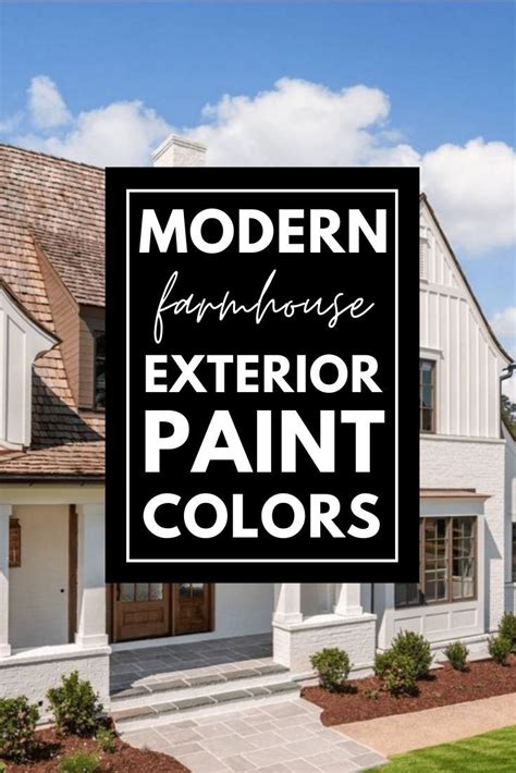 Uplifting and bold, it's got exactly what you need for that wow factor. Modern Farmhouse Style Exterior Paint Colors in 2021 ...