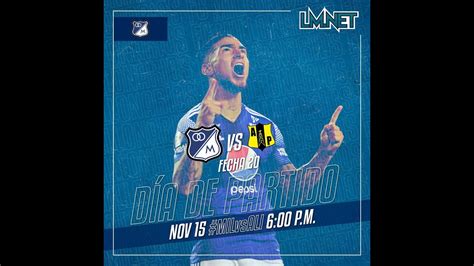 Six more minutes will be played. ¡EN VIVO! Deportivo Millonarios vs Alianza Petrolera ...