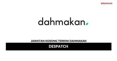 Jawatan kosong kementerian kesihatan malaysia mac 2021. Jawatan Kosong Terkini Dahmakan ~ Despatch • Kerja Kosong ...