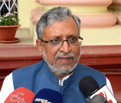 Does sushil kumar modi drink alcohol?: Sushil Kumar Modi talks to press
