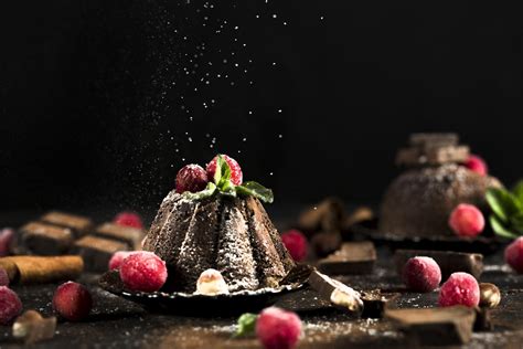 Download Still Life Pastry Chocolate Raspberry Food Cake 4k Ultra Hd