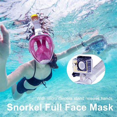 Dive And Sail 2017 New Arrival Adult Underwater Scuba Anti Fog Full Face Diving Mask Snorkeling