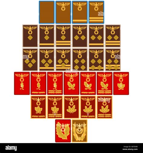 Ranks And Insignia Of The Nazi Party In Germany Since 1939 The