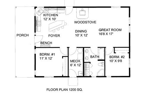 Not sure which architectural style you like the best? House Plan 86562 with 2 Beds, 1 Baths | House plans one ...