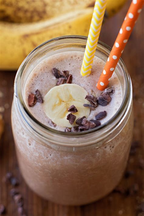 Chocolate Peanut Butter Banana Smoothie Life Made Simple