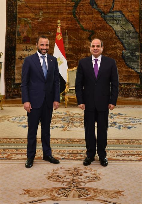 استقبل السيد الرئيس عبد الفتاح السيسي السيد مرزوق الغانم، رئيس مجلس