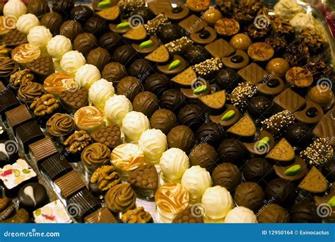 Collection Of Fine Swiss Chocolate Stock Images Image 12950164