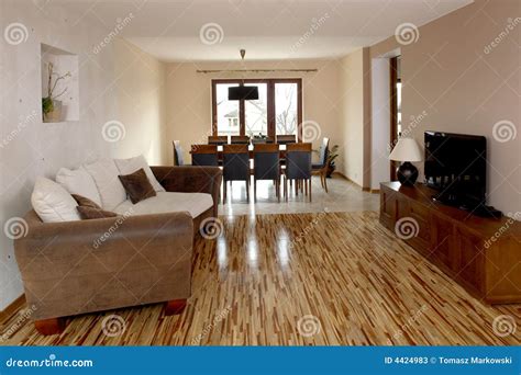 Spacious Living Room Stock Image Image Of Interiors Indoors 4424983