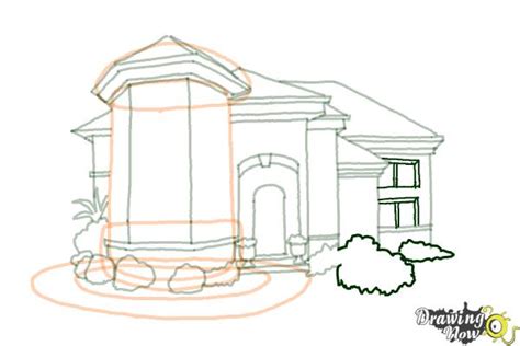 How To Draw A Dream House Drawingnow