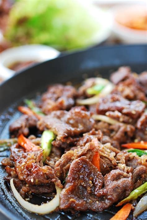 Bulgogi Korean Bbq Beef Recipe Korean Bapsang