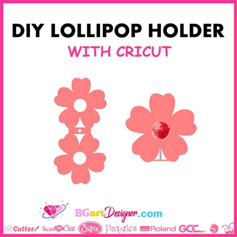 Cricut Lollipop Holder SVG