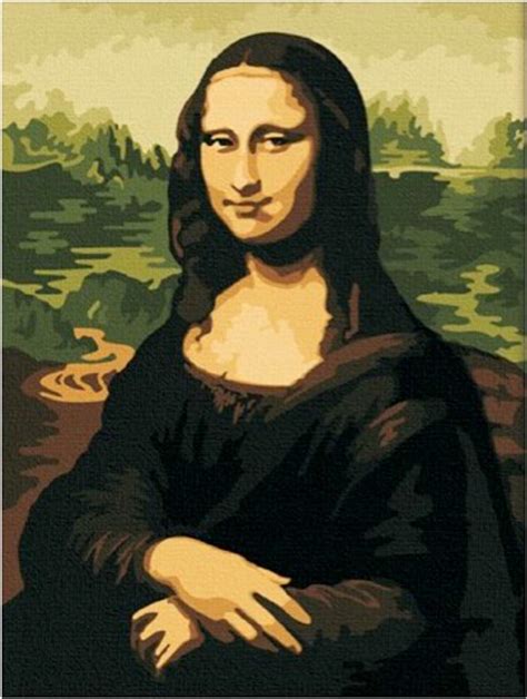 Painting By Numbers 50x65cm Mona Lisa