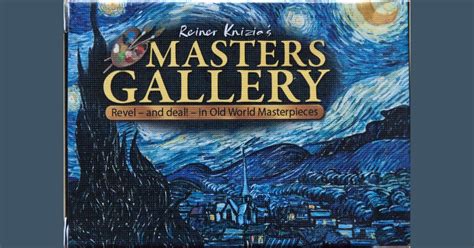 Masters Gallery Board Game Boardgamegeek