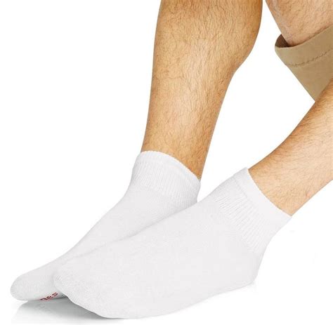 Hanes Offers Its Hanes Mens Classics Comfortsoft Ankle Socks 6 Pack In White For 999 With