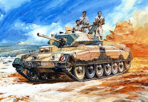 Crusader Tank Tamiya Box Art Double Click On Image To Enlarge