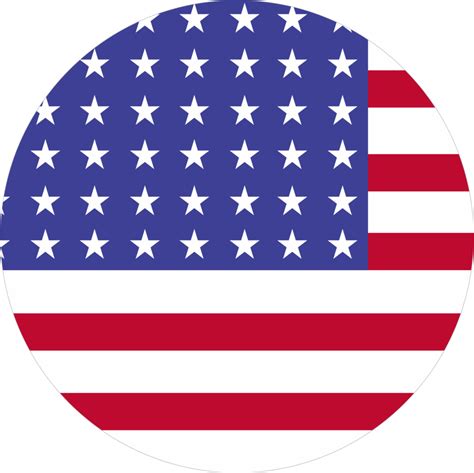 America Flag Round Shape Png 22109084 Png
