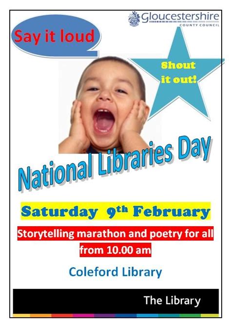 Gloucestershire Libraries Nld Event Coleford Library Library Events