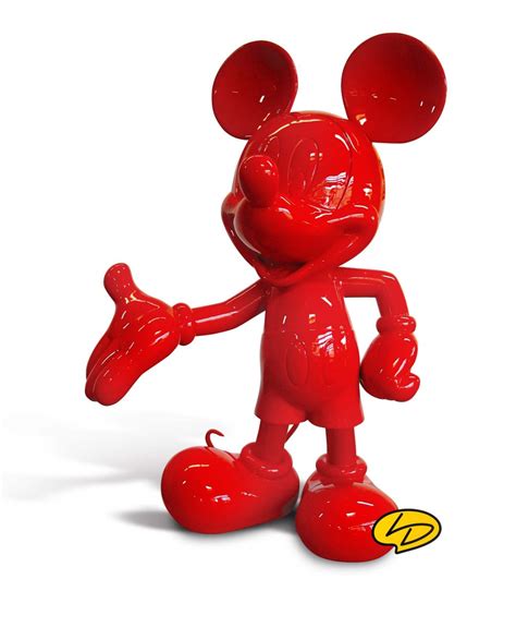 Mickey Mouse Red 1m45 Resin Statue Leblon Delienne Disst14501ro