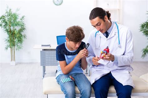 Doctor Examining A Little Girl With Stethoscopemedicine And Healthcare