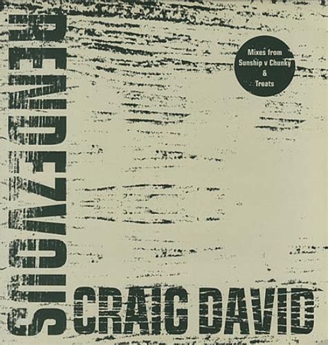 Craig David Rendezvous Uk Promo 12 Vinyl Single 12 Inch Record Maxi