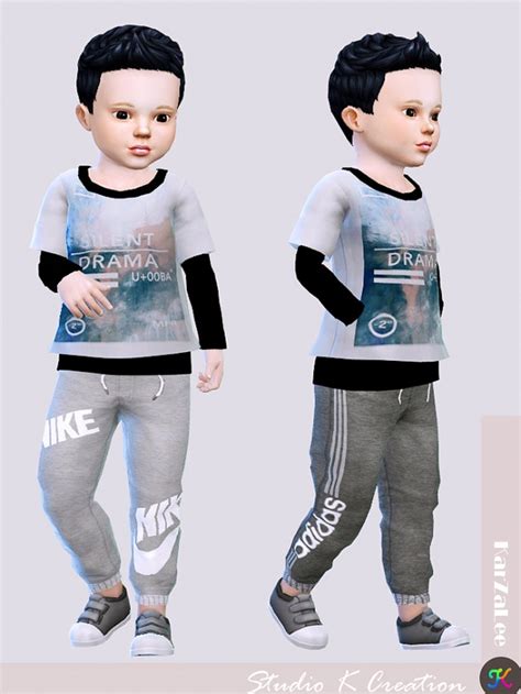 Jogger Sport Long Pant Toddler Version At Studio K Creation Sims 4