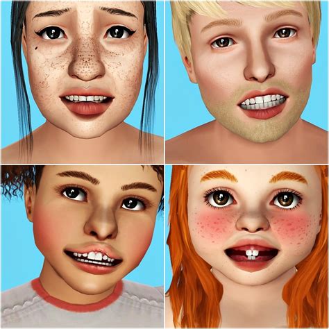 Sims 4 Teeth And Lip Cc Mods Alpha Maxis Match Snooty