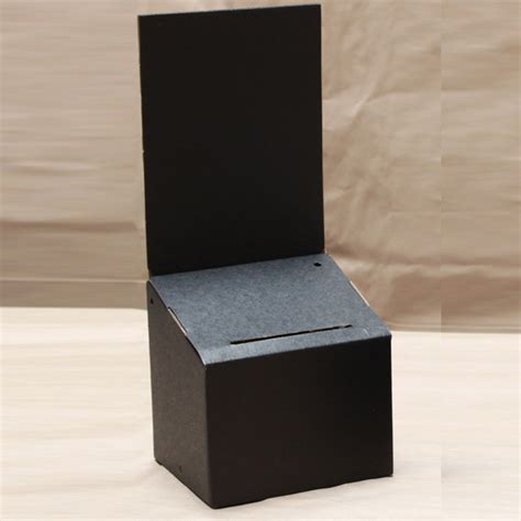 Black Cardboard Suggestion Box Leadbox