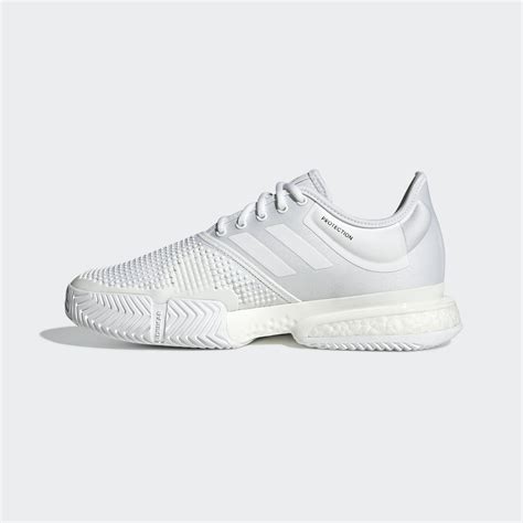 Adidas Womens Solecourt Parley Tennis Shoes White