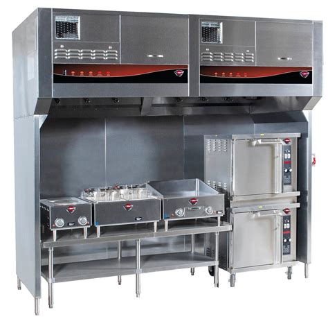Prior to the use or concealment of any portion of a grease duct system, a leakage test shall be performed. Wells WVU-96 96" Cook Zone Universal Ventless Exhaust Hood ...