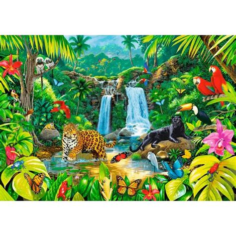 Puzzle Trefl Bosque Tropical De Piezas Kubekings