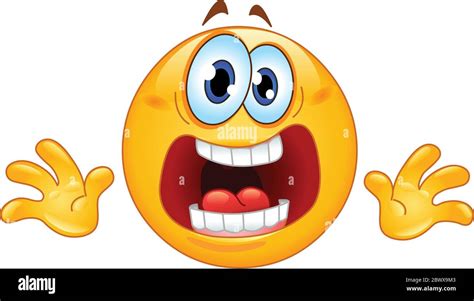 Shocked Emoticon High Resolution Stock Photography And Images Alamy
