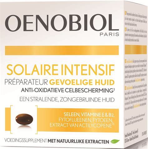 Oenobiol Solaire Intensif Peau Claire 30 Capsules Compléments