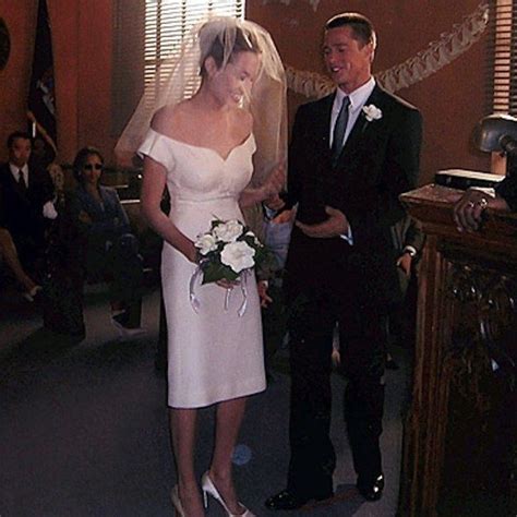 Jennifer aniston revealed that she's buddies with brad pitt as she opened up about their current relationship. Mr. & Mrs. Smith. (2005). | 48 Of The Most Memorable Wedding Dresses From The Movies | Wedding ...