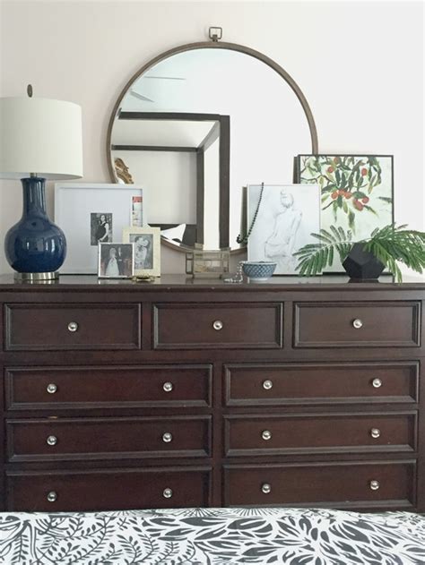Visualize your dream space with these beautiful decor ideas. Styling Our Bedroom Dresser - Emily A. Clark
