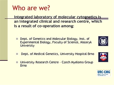 Cytogenetics Integrated Laboratory Of Molecular Cytogenetics Brno