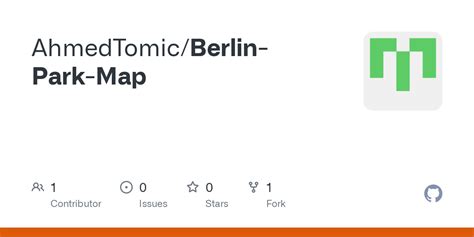 Github Ahmedtomicberlin Park Map