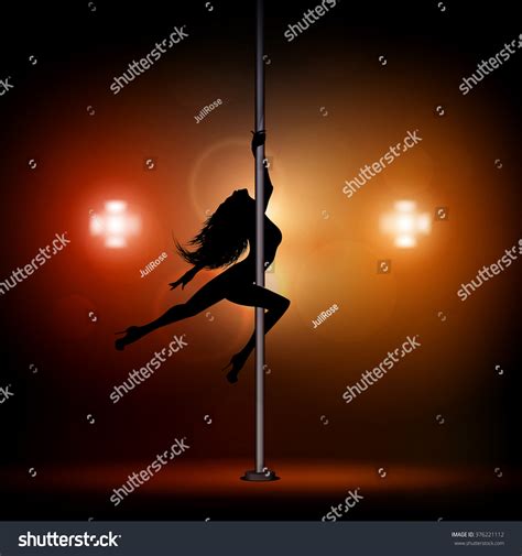 Vector Illustration Girl Dancing Striptease Stock Vector Royalty Free 376221112 Shutterstock