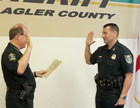 Ex Bunnell Police Chief Jeff Hoffman Sworn In As Sheriffs