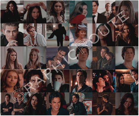 The Vampire Diaries Photocollage Pack Etsy