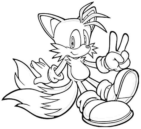 Fire Sonic The Hedgehog Coloring Pages