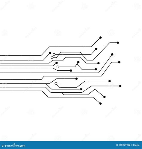 Ilustración Vectorial Del Circuito Ilustración Del Vector Ilustración