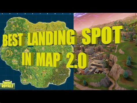 A good landing spot can get you a solid start in fortnite matches. Fortnite Battle Royale Map 2.0 Top Landing Spots - YouTube